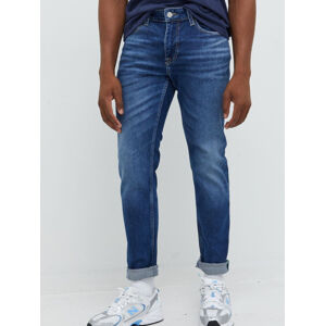 Tommy Jeans pánské modré džíny AUSTIN SLIM - 34/34 (1A5)